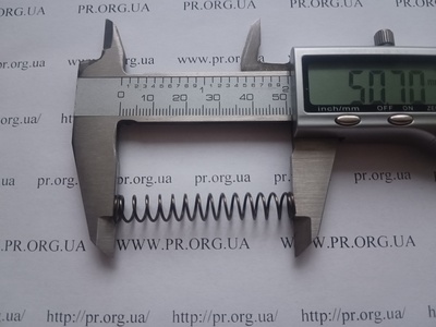 Пружина сжатия 0,8 х 8 х 51,5 (Артикул: G1361)