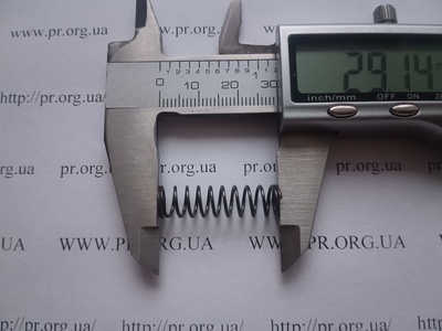 Пружина сжатия 0,8 х 8 х 29 (Артикул: G1363)