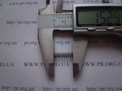 Пружина сжатия 0,5 х 4,5 х 15 (Артикул: G1375)