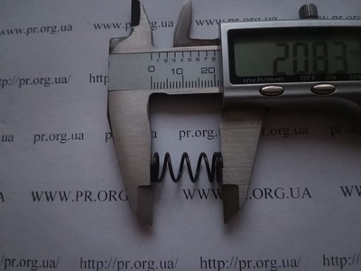 Пружина сжатия 1 х 9,2 х 20,5 (Артикул: G1378)
