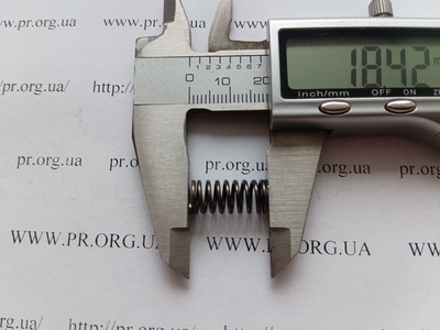 Пружина стиснення 1 х 8 х 18 (Артикул: G1389)