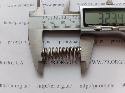 Пружина сжатия 1,6 х 10,5 х 32 (Артикул: G1395)