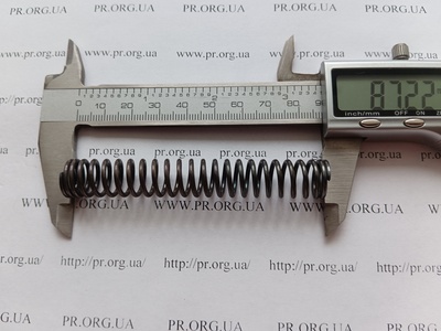 Пружина стиснення 1,6 х 13,2 х 87 (Артикул: G1397)