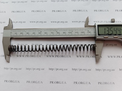 Пружина стиснення 1,6 х 10,7 х 135 (Артикул: G1399)