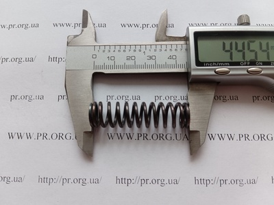 Пружина сжатия 1,6 х 12 х 44,5 (Артикул: G1400)