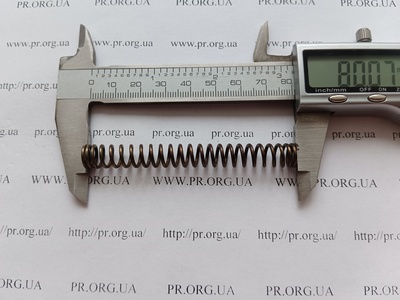 Пружина стиснення 1,3 х 9,3 х 80 (Артикул: G1402)