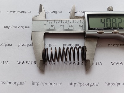 Пружина стиснення 1,4 х 14,2 х 40,5 (Артикул: G1403)