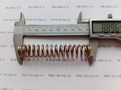 Пружина стиснення 2,2 х 17,2 х 89 (Артикул: G1407)