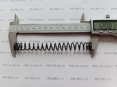 Пружина стиснення 1,5 х 12,5 х 120,5 (Артикул: G1410)