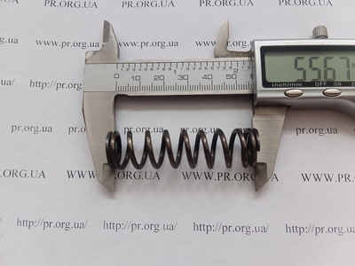 Пружина стиснення 2 х 15,5 х 55,5 (Артикул: G1417)