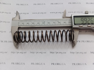 Пружина сжатия 2 х 21,2 х 99 (Артикул: G1423)