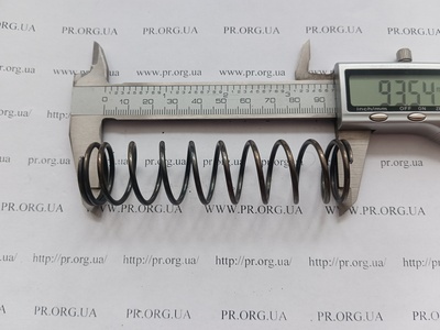 Пружина стиснення 2 х 24 х 93,5 (Артикул: G1425)