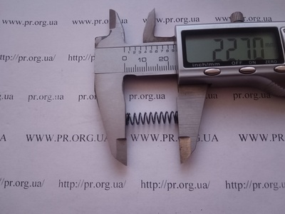 Пружина сжатия 0,6 х 5,6 х 22,5 (Артикул: G1431)