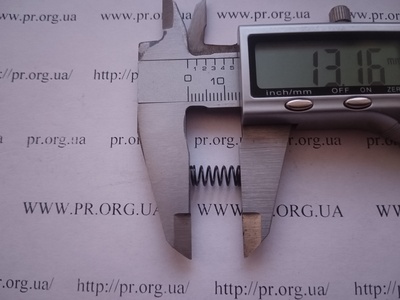 Пружина сжатия 0,6 х 5,6 х 13 (Артикул: G1432)