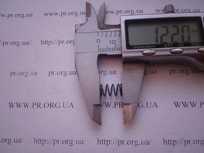 Пружина стиснення 0,7 х 7 х 12 (Артикул: G1436)