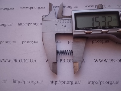 Пружина стиснення 0,5 х 5 х 15 (Артикул: G1438)