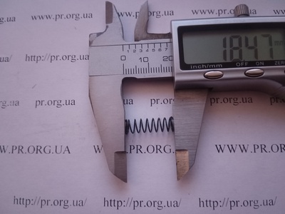 Пружина стиснення 0,5 х 5,7 х 18 (Артикул: G1439)