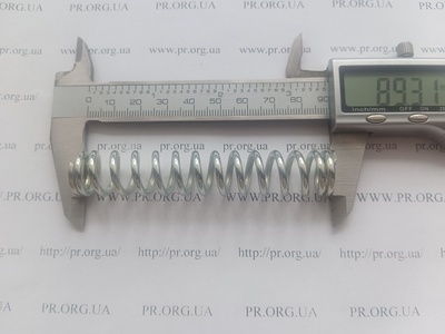 Пружина стиснення 2,5 х 16 х 89 (Артикул: G1443)