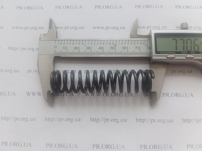 Пружина сжатия 2,5 х 18 х 77 (Артикул: G1447)