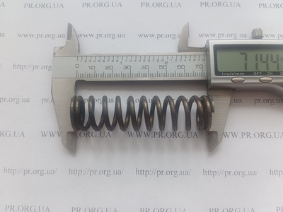 Пружина сжатия 2,5 х 18,5 х 71,5 (Артикул: G1448)