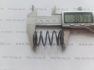 Пружина сжатия 2 х 22,5 х 38,5 (Артикул: G1453)