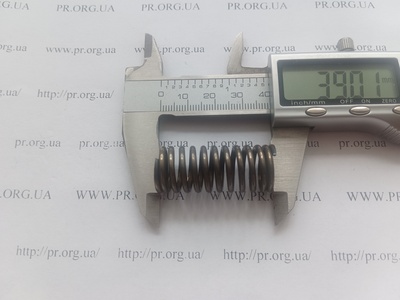 Пружина сжатия 2 х 16 х 39 (Артикул: G1454)
