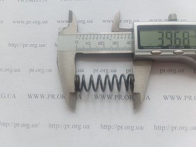 Пружина стиснення 1,5 х 12 х 39,5 (Артикул: G1460)