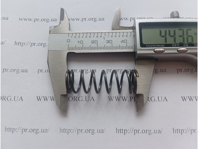 Пружина сжатия 1,5 х 15,2 х 44 (Артикул: G1461)