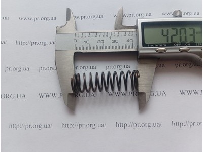 Пружина сжатия 1,3 х 13,3 х 42 (Артикул: G1466)
