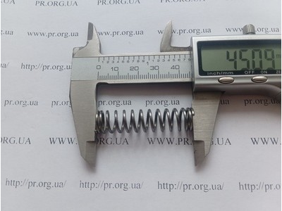 Пружина сжатия 1,3 х 11 х 45 (Артикул: G1467)