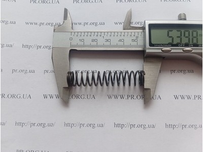 Пружина сжатия 1,2 х 11,2 х 54 (Артикул: G1470)