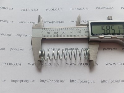 Пружина сжатия 1,2 х 14 х 58,5 (Артикул: G1471)