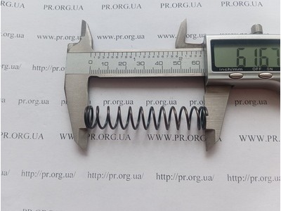 Пружина стиснення 1,2 х 12,2 х 61,5 (Артикул: G1473)