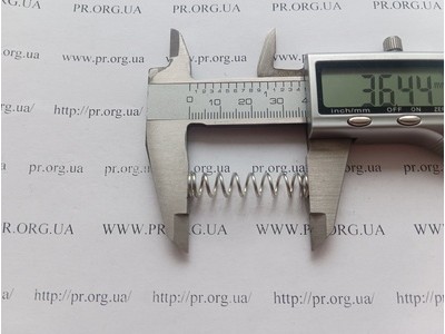 Пружина стиснення 1 х 8 х 36,5 (Артикул: G1480)