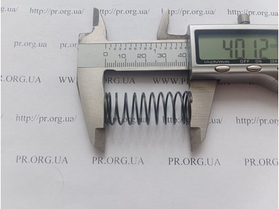 Пружина стиснення 1 х 15,2 х 40 (Артикул: G1481)