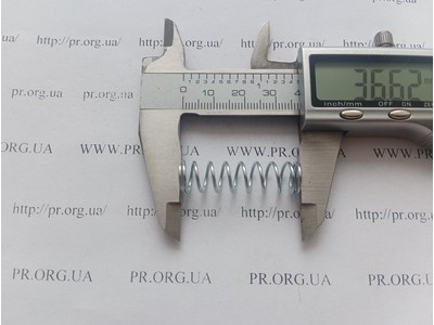 Пружина сжатия 1 х 10 х 36,5 (Артикул: G1483)