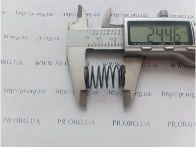 Пружина стиснення 1 х 15 х 24,5 (Артикул: G1484)