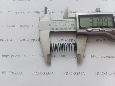 Пружина сжатия 1 х 10 х 31 (Артикул: G1491)
