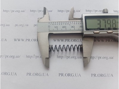 Пружина стиснення 1 х 8 х 38 (Артикул: G1494)