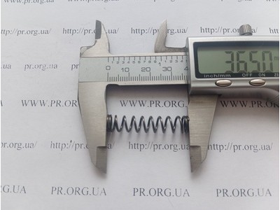 Пружина стиснення 1 х 7,8 х 36 (Артикул: G1495)