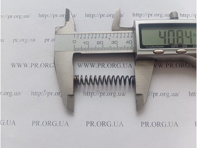 Пружина стиснення 1 х 7 х 41 (Артикул: G1496)