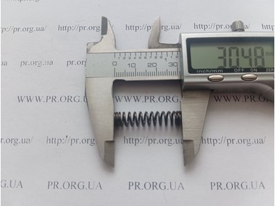 Пружина стиснення 1 х 7 х 30,5 (Артикул: G1498)