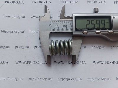 Пружина стиснення 3 х 18,5 х 26 (Артикул: G1510)
