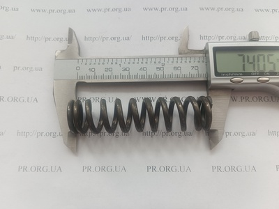 Пружина сжатия 3 х 19,2 х 74 (Артикул: G1512)
