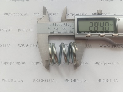 Пружина сжатия 3 х 24,2 х 28,5 (Артикул: G1513)