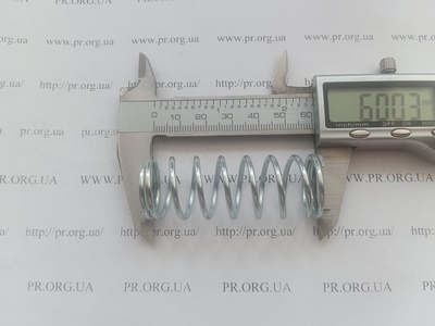 Пружина сжатия 2 х 22,5 х 60 (Артикул: G1516)