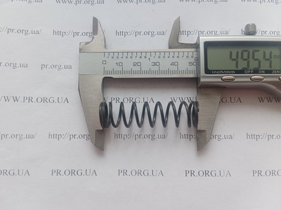 Пружина сжатия 1,5 х 14 х 49,5 (Артикул: G1523)