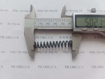 Пружина на сжатие 1,4 х 9 х 50 (Артикул: G1526) Пружина на сжатие 1,4 х 9 х 50 (Артикул: G1526)