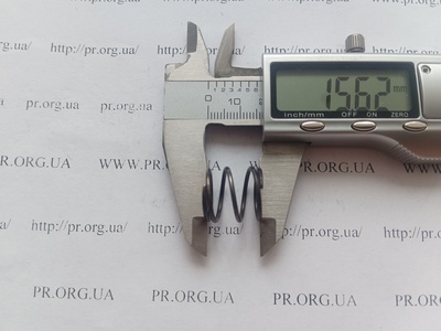 Пружина стиснення 1,3 х 16 х 15,5 (Артикул: G1529)