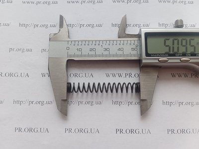 Пружина сжатия 0,9 х 7,5 х 51 (Артикул: G1530)